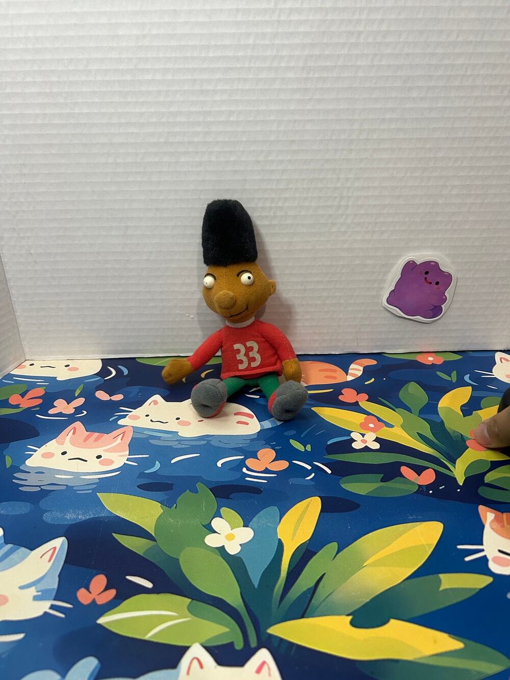 Nickelodeon Hey Arnold! Gerald Johanssen Small Plush Stuffed Animal Toy Doll